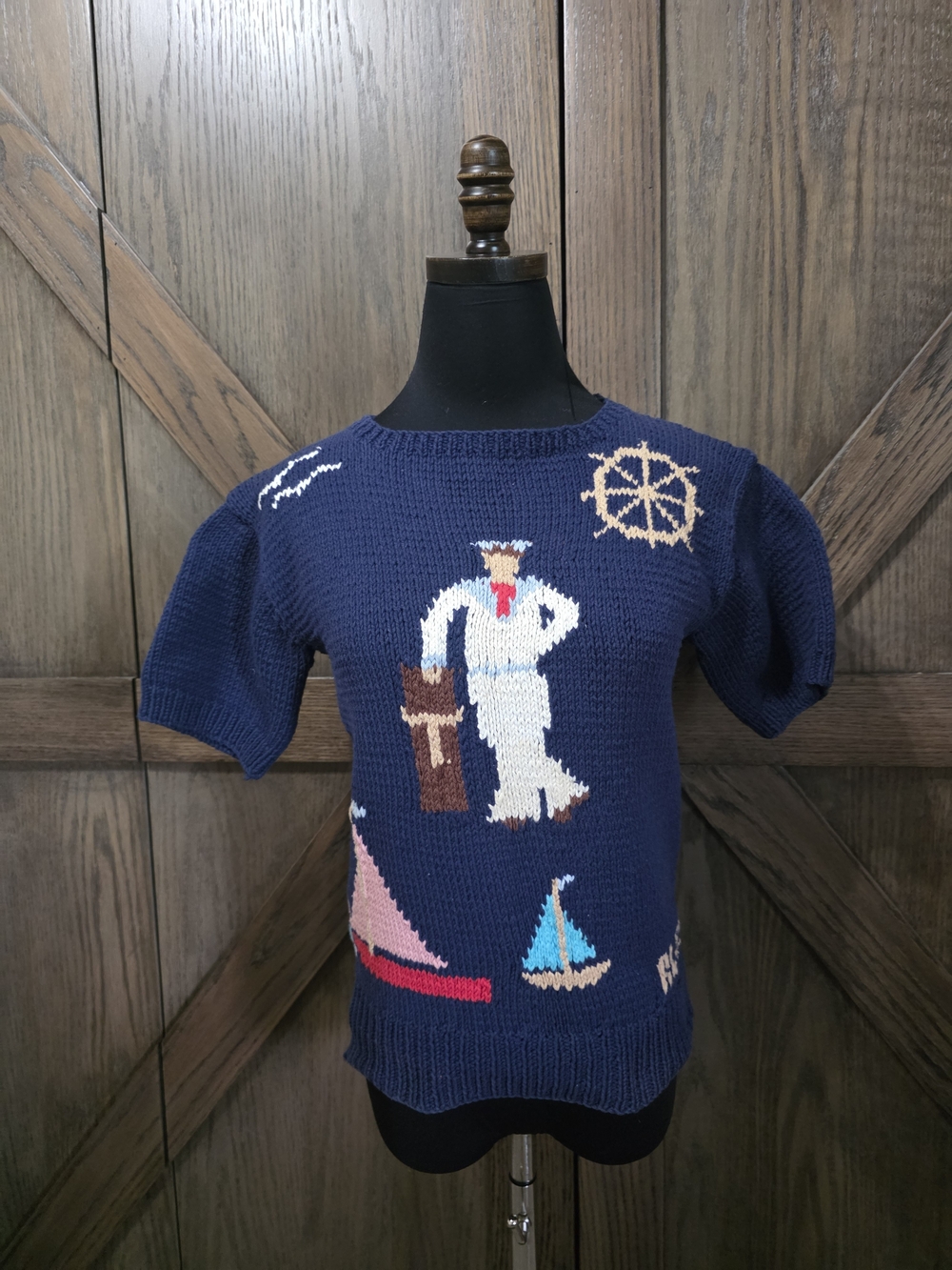 Ralph Lauren 1983 Vintage Navy Crewneck Sweater
